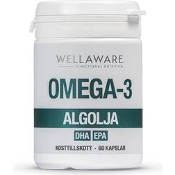 WellAware WellAware Vegansk Omega-3 Algolja 60 kapslar