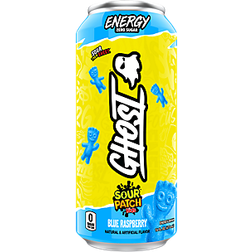 GHOST Energy Drink Sour Patch Kids Blue Raspberry 12 Cans 12 Cans