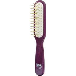 TEK TEK Natural Rectangular Hairbrush Violet