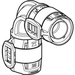Geberit Vinkel FlowFit 90gr PPSU ø40mm