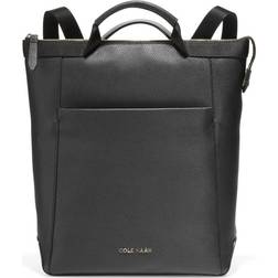 Small Grand Ambition Leather Convertible Backpack Black