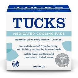 Tucks Medicated Hemorrhoidal Pads 100ct