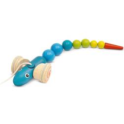 Plantoys PlanToys Dragleksak Orm Regnbågsfärgad
