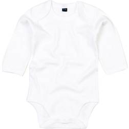 Babybugz Baby's Unisex Organic Long Sleeve Bodysuit - White