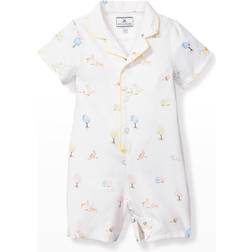 Petite Plume Baby's Twill Summer Romper - Easter Gardens