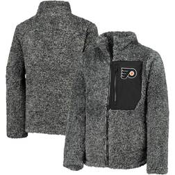 Outerstuff Philadelphia Flyers Girls Youth Fan Gear Sherpa Full-Zip Jacket