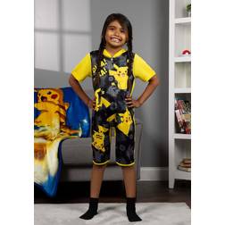 Pikachu Kids Romper Black/Yellow