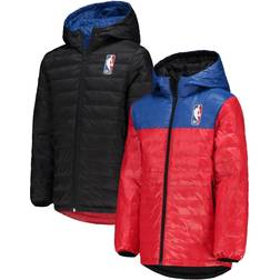 Youth Double Dribble Reversible Packable Full-Zip Puffer Jacket