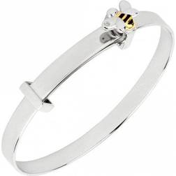 Recycled & Plated Bee Bangle B5369