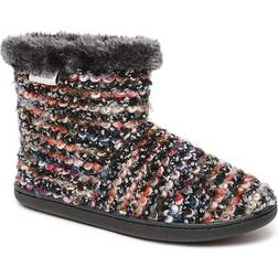 Minnetonka Women's Betty Bootie Midnight Knit Midnight Knit