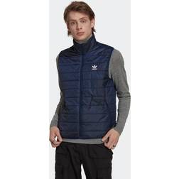 Padded Stand Collar Puffer Vest - Mens