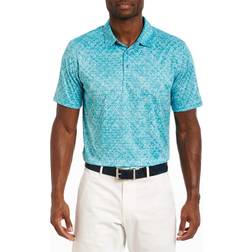 Downdrift Knit Polo Shirt Seafoam