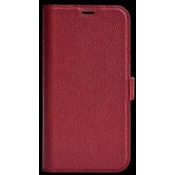 Essentials Iphone 12/12 Pro Leather Wallet, Detachable, Red Mobilcover