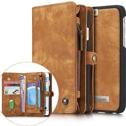 CaseMe CaseMe Multi-slot Plånboksfodral iPhone 6/6S brun
