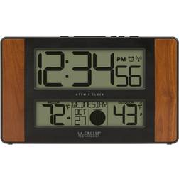 La Crosse Technology Atomic Digital with Temperature and Moon Phase Unisex Wall Clock