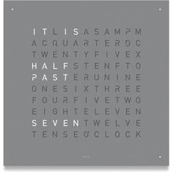 Qlocktwo QLOCKTWO Classic Grey Pepper Wall 45cm Wall Clock