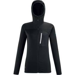Millet Light Grid Hoodie W - Black
