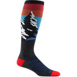 Darn Tough Men's Solstice Over-The-Calf Lightweight Ski & Snowboard Sock Charcoal