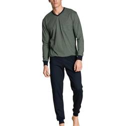 Calida Calida Relax Imprint Pyjama With Cuff