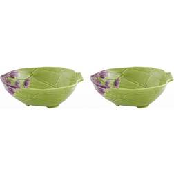 Bordallo Pinheiro Artichoke Soup Plate 2 11.11"