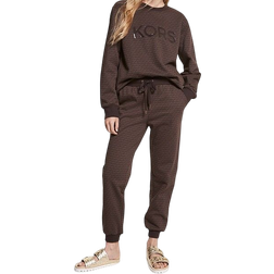 Michael Kors Logo Print Cotton Terry Joggers