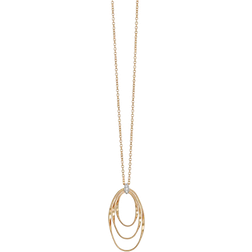 Marco Bicego Marrakech Onde Concentric Small Pendant Necklace - Gold/Diamonds