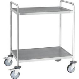 Kongamek Proffline Rustfrit Rullebord, 2 hylder