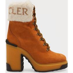 Moncler Claudia Ankelstøvler med Faux Fur Detaljer - Sort