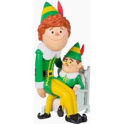 Hällmark Elf Papa Elf and Buddy The Elf Christmas Tree Ornament 9.5cm