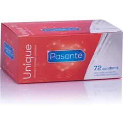 Pasante Pasante Unique Latexfri Kondomer 72 stk Klar