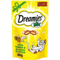 Dreamies Mix Cat Treats with Salmon and Turkey 60g
