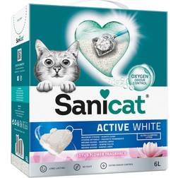 Sanicat Sanicat Active White Lotus Flower kattströ