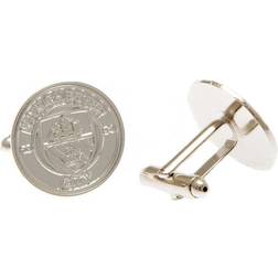 Manchester City FC Chrome Cufflinks Gris