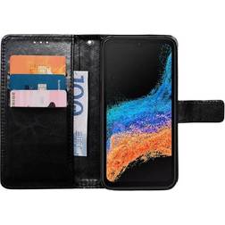 Wallet cover 3-kort Samsung Galaxy Xcover 6 Pro Sort