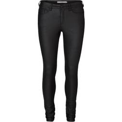 VERO MODA Petite Coated Trousers Kvinder XXS/P