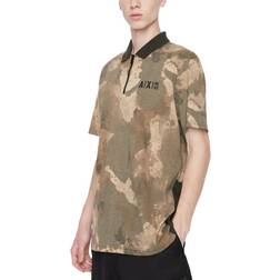 Armani Exchange Camo Polo Shirt Multi