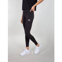 Alpha Industries Leggings - Musta/Valkoinen