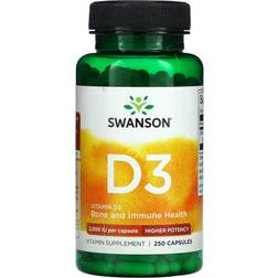 Swanson Vitamin D3 2 000 IU 250 Stk.