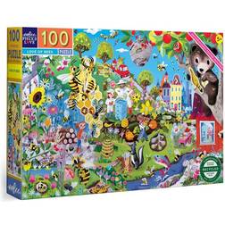 Eeboo Love of Bees 100 Pieces