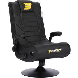 Brazen Gamingchairs Serpent 2.1 Bluetooth Surround Sound Gaming Chair - Black