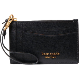 Kate Spade Morgan Leather Wristlet Card Case - Black