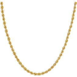 Zoe Chicco Rope Chain Necklace - Gold