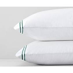 SFERRA Grande Pillow Case White, Blue (83.8x55.9cm)