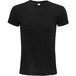 Sol's Epic Round Neck Fitted Jersey T-shirt - Deep Black