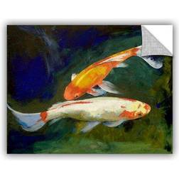 Artwall Feng Shui Koi Fish Wall Decor 48x36"