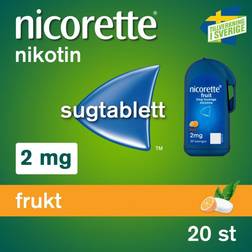 Nicorette Frukt 2mg 20 st Sugtablett