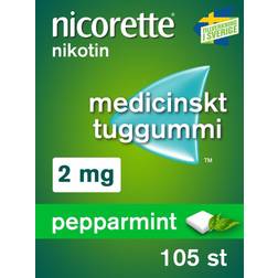 Nicorette Peppermint 2mg 105 st Tuggummi