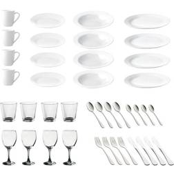 Aida Ensemble vaisselle et couverts Café 40 Pièces Service de Table 40pcs