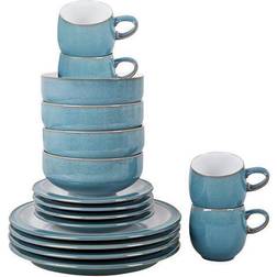 Denby Azure Dinner Set 16pcs