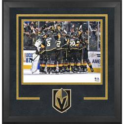 Fanatics Vegas Golden Knights Deluxe Framed Autographed Team Celebration Photograph with Multiple Signatures - Limited Edition of 20